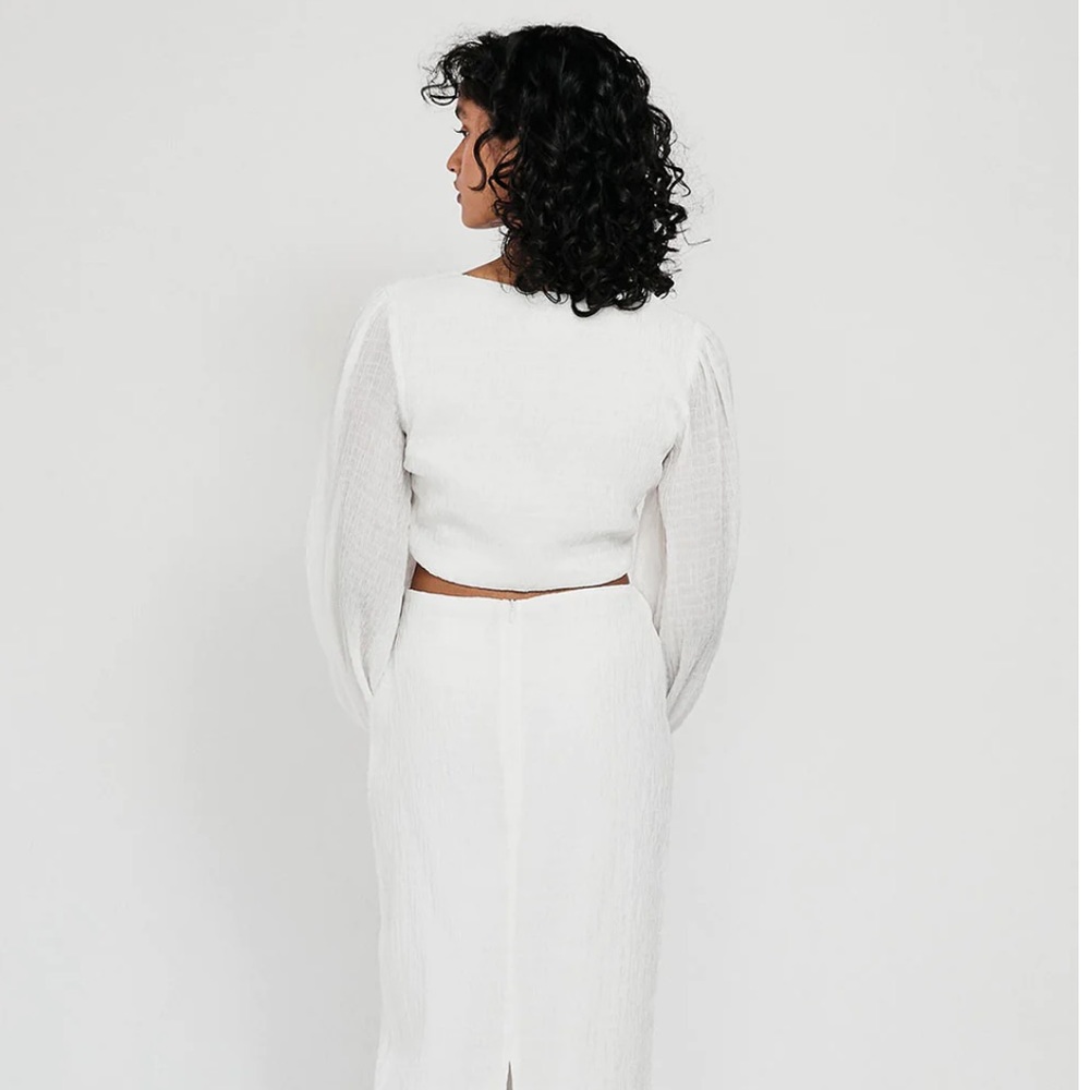 Sabo Skirt Tasmin Top in White - Picture 3 of 7